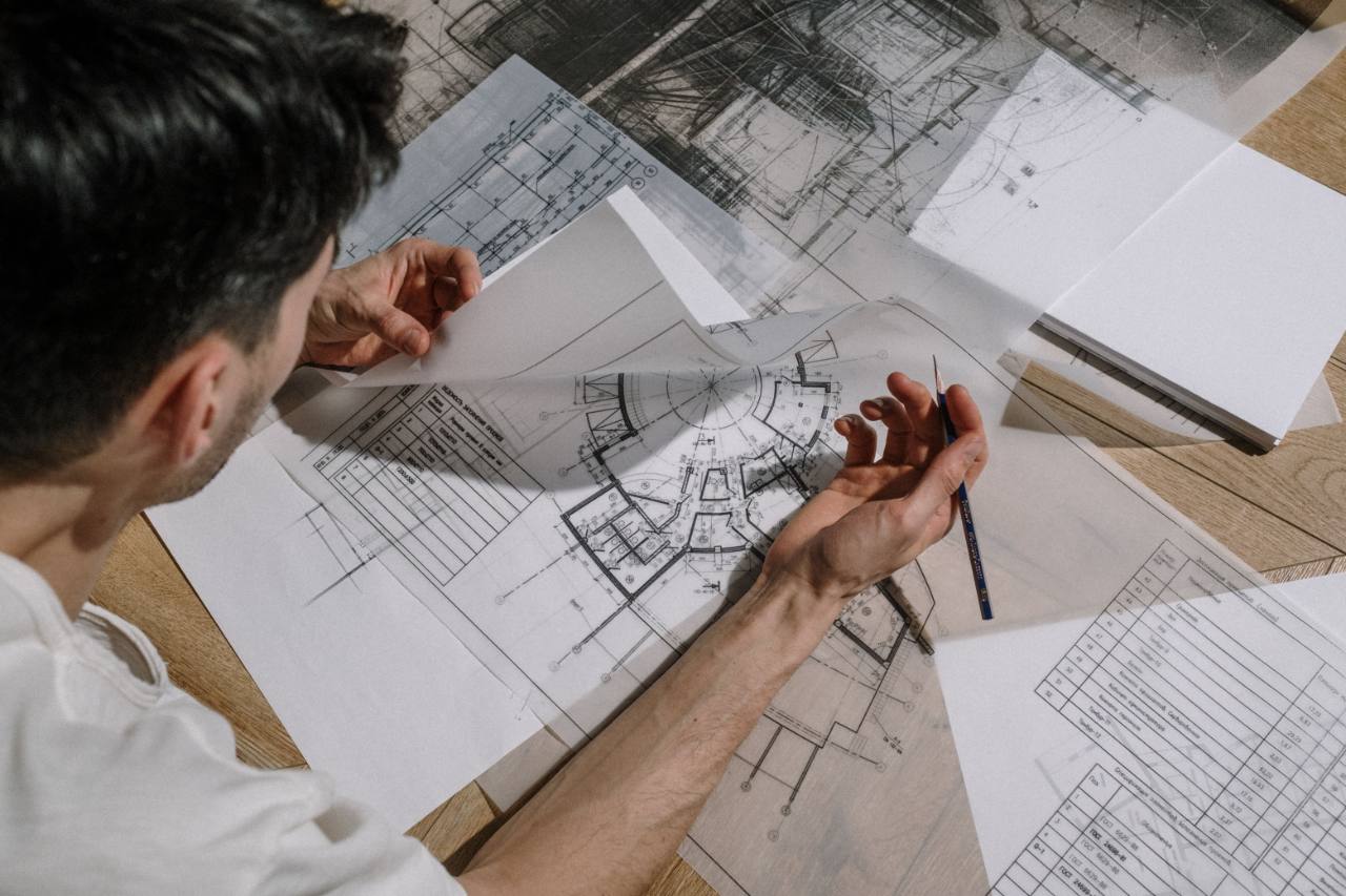 Technical review of architectural drawings